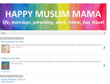 Tablet Screenshot of happymuslimah.com